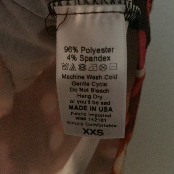 XXS Polka Dot LuLaRoe Irma Tunic Top - NWT - Picture 6 of 8